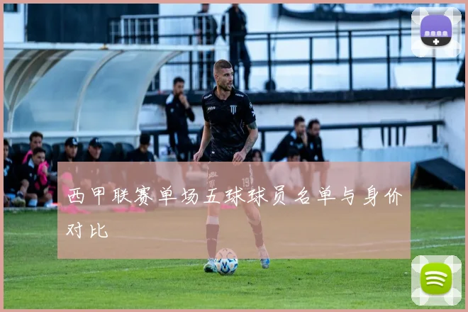 西甲联赛单场五球球员名单与身价对比
